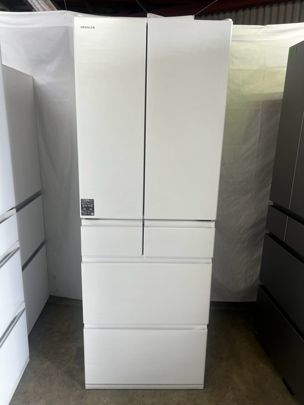 【1年保証】 日立 6ドア冷蔵庫 R-H49X 2025年製 485L