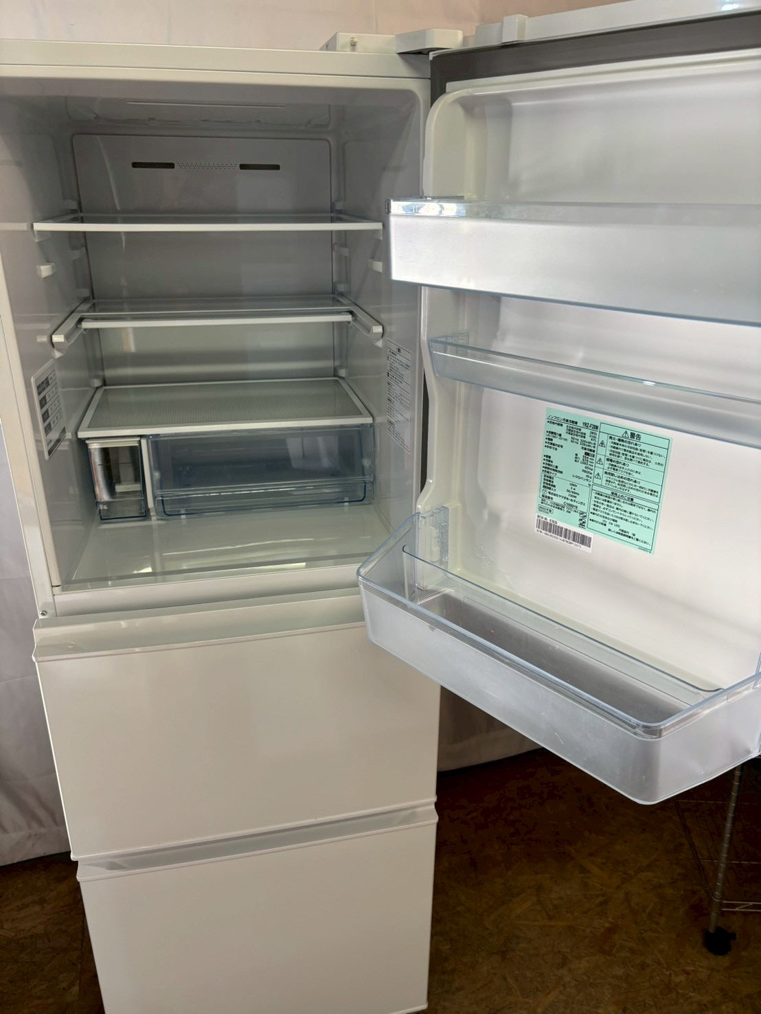 【6ヶ月保証】ヤマダ電機 3ドア冷蔵庫 YRZ-F28M 2025年製 283L 右開き