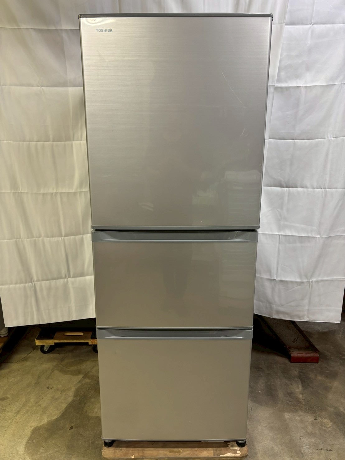 東芝 冷蔵庫 GR-R33S 2019年製 330L 右開き