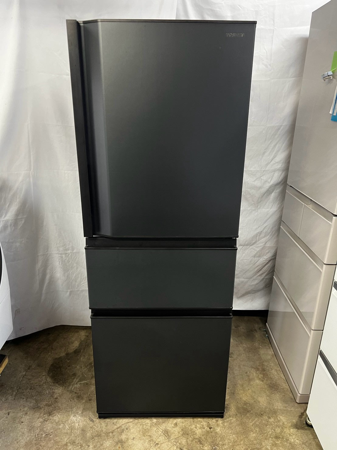 【半年保証】 東芝 3ドア冷蔵庫 GR-S33SC 2021年製 326L