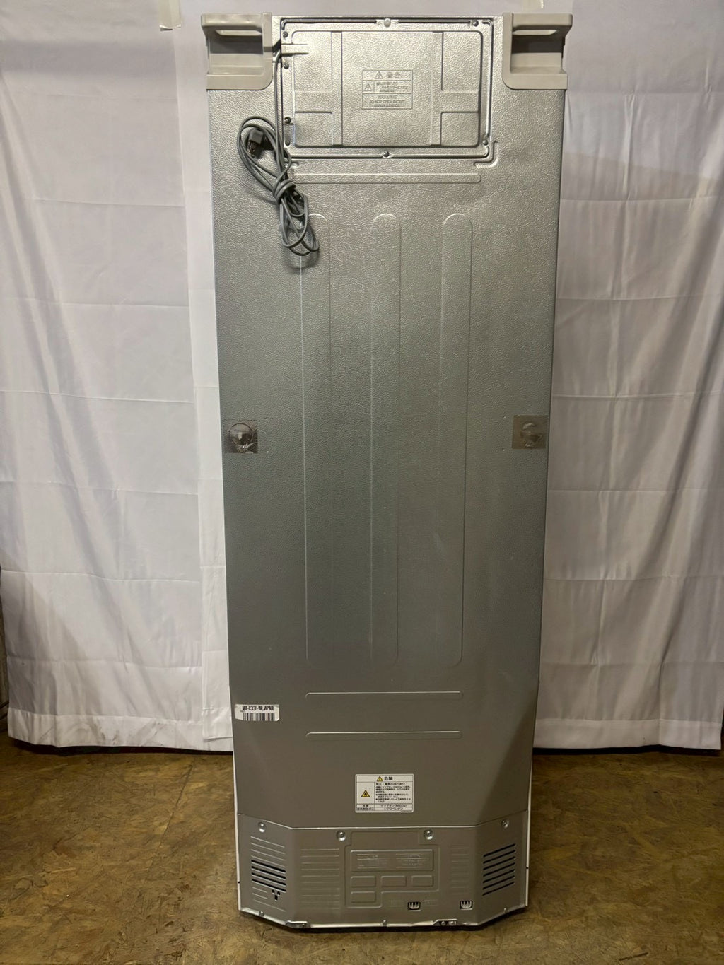 【6ヶ月保証】三菱電機 3ドア冷蔵庫 MR-C33F-W 2021年製 330L