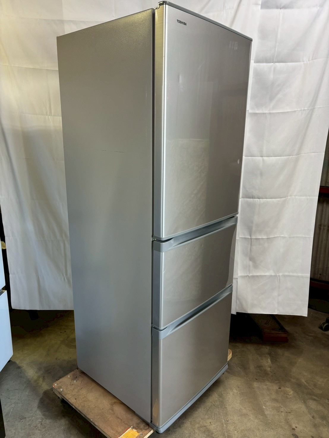 【6ヶ月保証】東芝 3ドア冷蔵庫 GR-S36S 2020年製 363L 右開き