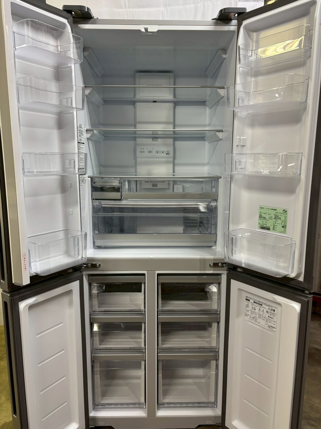 AQUA 4ドア冷蔵庫 AQR-TZ42N 2023年製420L 観音開き