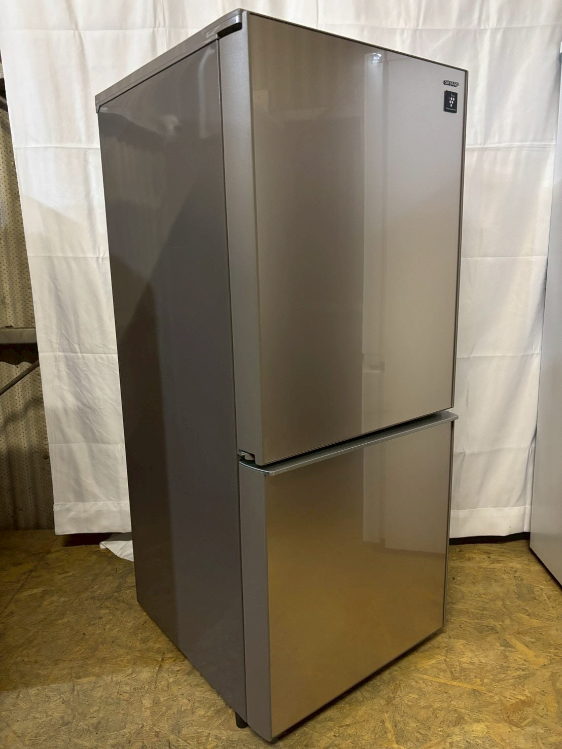 【6ヶ月保証】【美品】SHARP 2ドア冷蔵庫 SJ-GD14C-C 2017年製137L 両開き