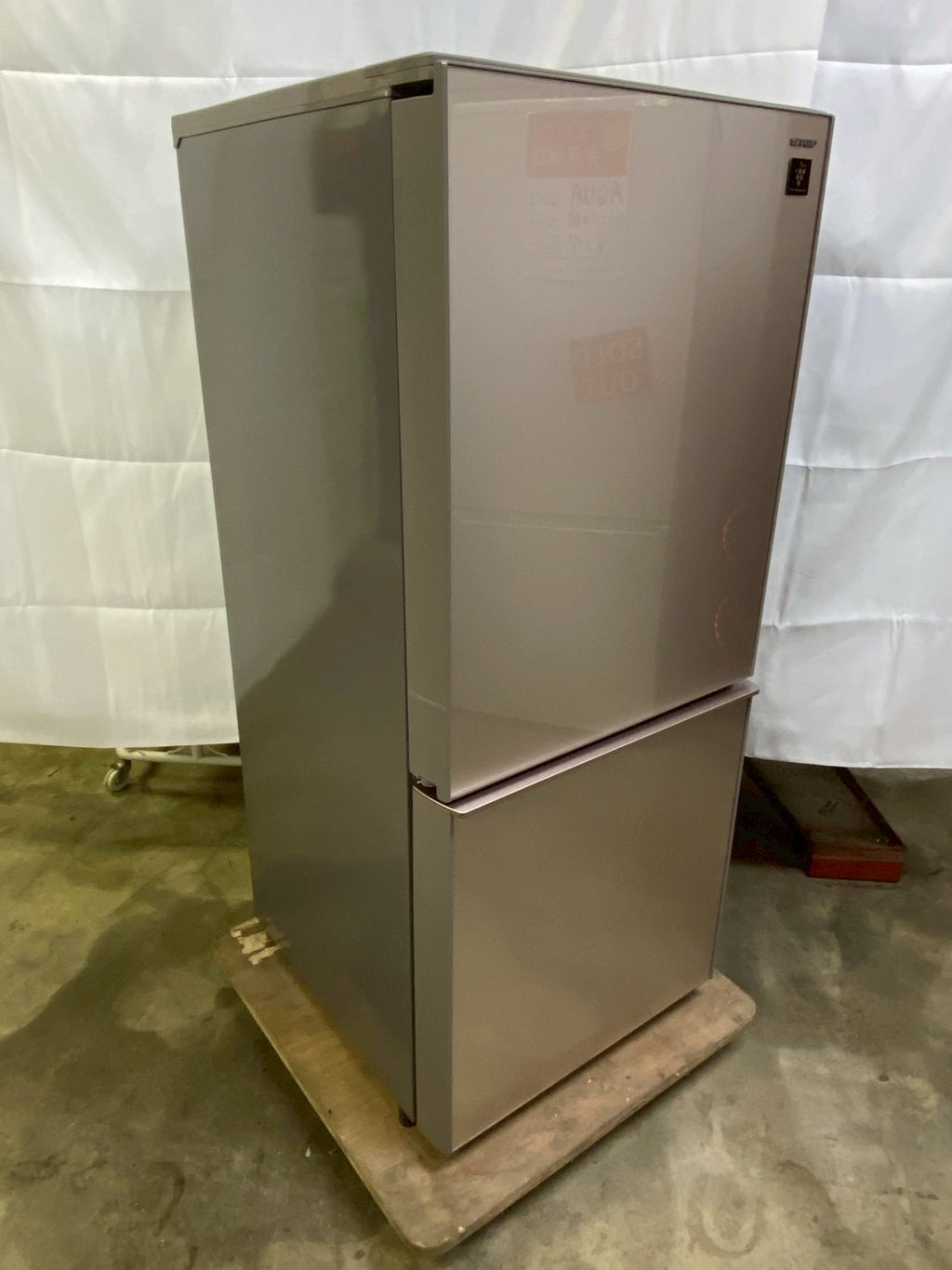 SHARP 2ドア冷蔵庫 SJ-GD14D-C 2018年製 137L 両開き