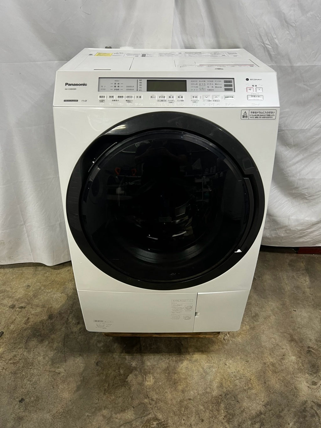 【1年保証/分解洗浄済み】Panasonic 洗濯機 NA-VX800BR 洗濯11kg 乾燥6kg 2020年製