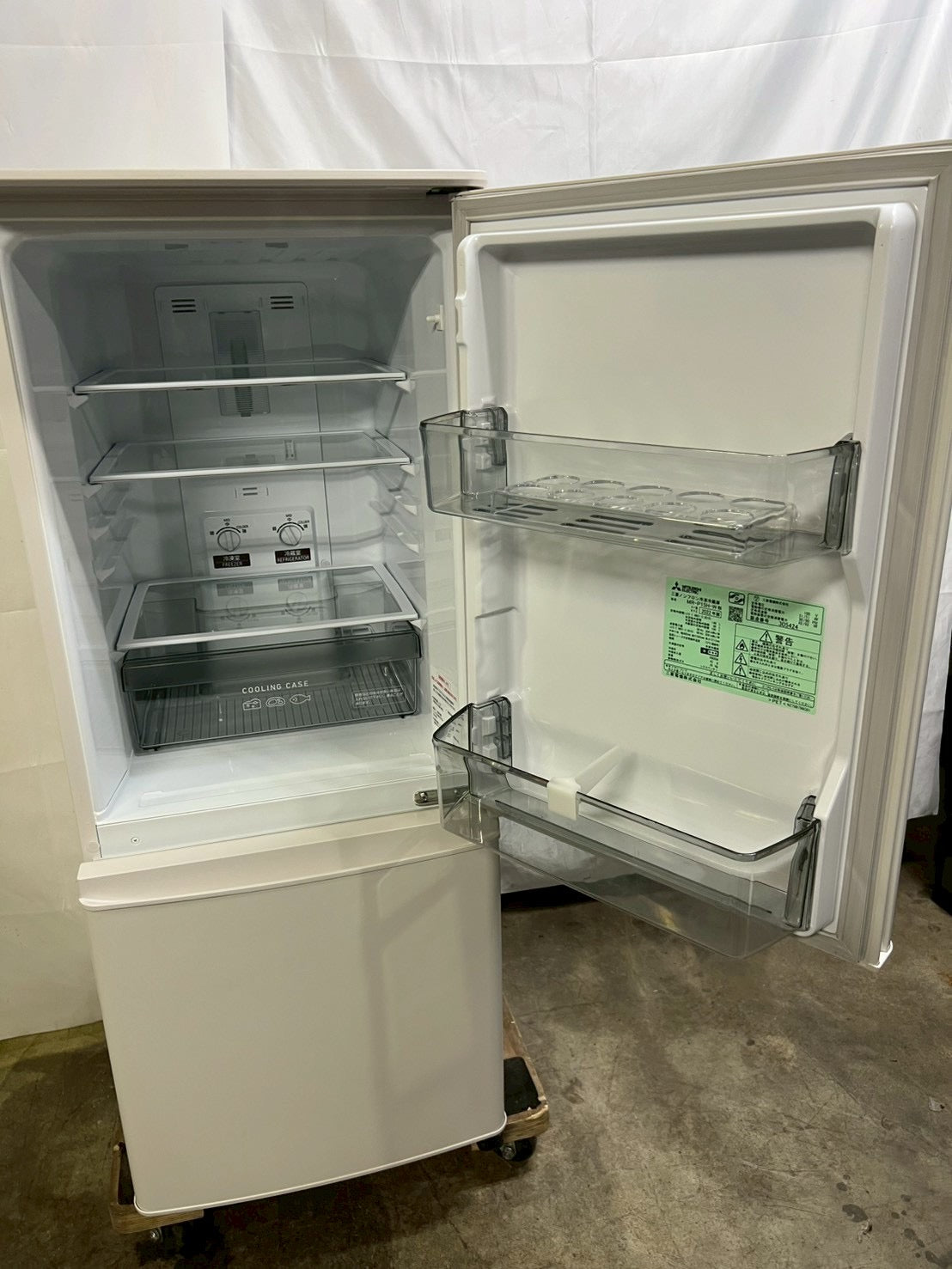 【半年保証】三菱 冷蔵庫 MR-P15H-W 2022年製146L