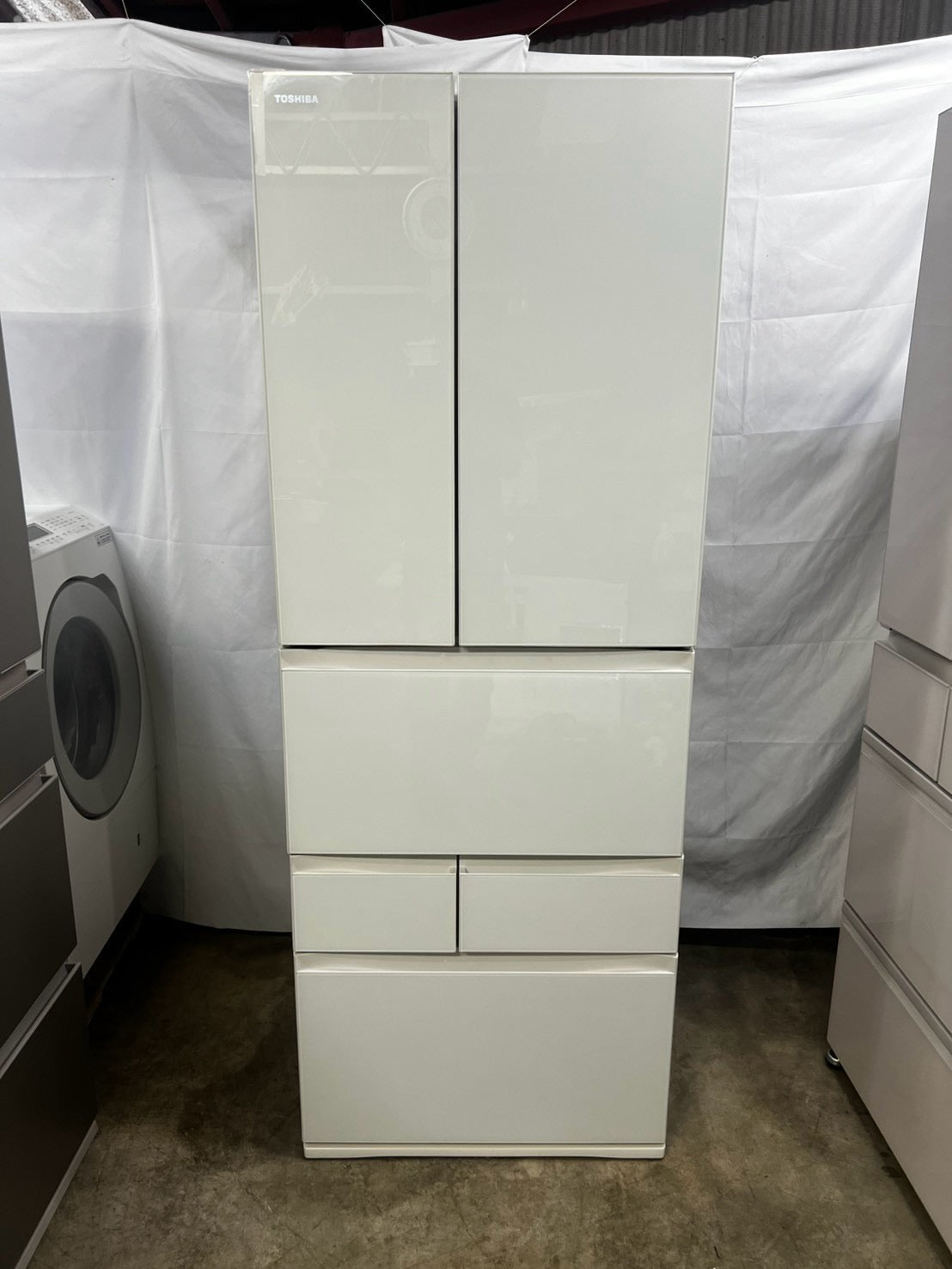 【1年保証】 東芝 6ドア冷蔵庫  GR-T550FH  2021年製 551L