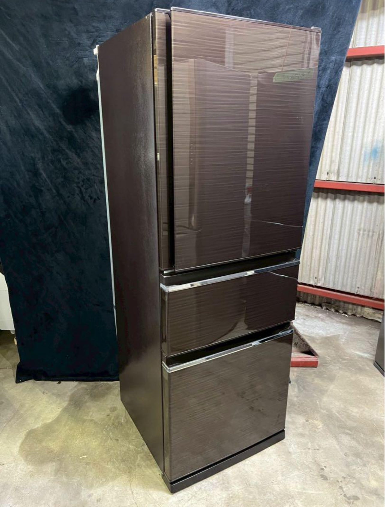 三菱 冷蔵庫 MR-CX33F-BR 2020年製 330L 右開き