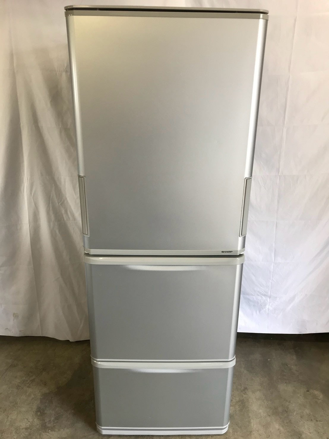 【最大2年保証】SHARP 3ドア冷蔵庫  SJ-W351E-S 2019年製 350L