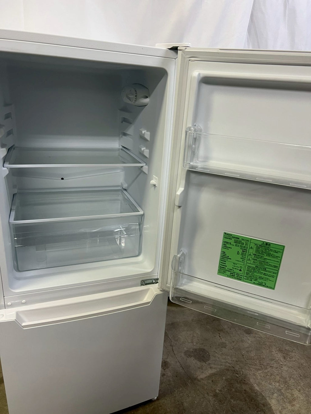 【6ヶ月保証】ヤマダ電機 2ドア冷蔵庫 YRZ-C12G2 2019年製117L 右開き